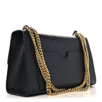 Guccissima Medium Padlock Shoulder Bag Black
