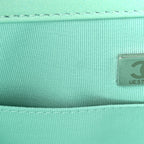 Shaded Calfskin Medium Deauville Tote Light Green Turquoise Purple