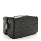 Caviar Quilted Small Chanel 25 Handbag Black