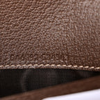 GG Supreme Monogram Web Ophidia Wallet On Chain Brown