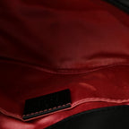 Velvet Matelasse Mini GG Marmont Shoulder Bag Black