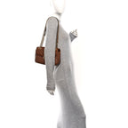 Azalea Calfskin Matelasse Diagonal Small GG Marmont Shoulder Bag Cuir