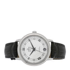 Stainless Steel Alligator Diamond 32.7mm De Ville Prestige Quartz Watch White 424.13.33.20.52.002
