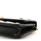 Lambskin Quilted Lucky Charms 2.55 Reissue Wallet On Chain WOC Black