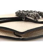 Dollar Calfskin Crystal Super Mini Dionysus Shoulder Bag Mystic White Black Diamond