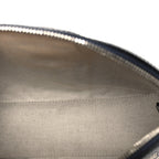GG Supreme Monogram Textured Dollar Calfskin Web Small Ophidia Dome Shoulder Bag Beige Blue