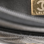 Caviar Quilted Miss Coco Wallet On Chain WOC Black