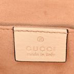 GG Supreme Monogram Calfskin Small Padlock Shoulder Bag Beige Mystic White Sun Oil