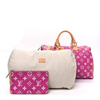 Calfskin Monogram Speedy P9 Bandouliere 40 Agate