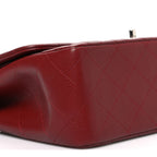 Caviar Quilted Jumbo Double Flap Burgundy