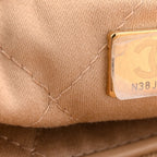 Shiny Calfskin Quilted Chanel 22 Beige