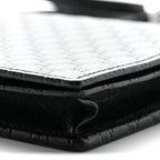 Soft Microguccissima Crossbody Wallet Black