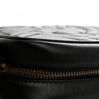Calfskin Matelasse Mini GG Marmont Chain Shoulder Bag Black
