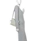 Calfskin Mini Flamenco Knot Clutch Light Celadon