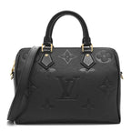 Empreinte Monogram Giant Speedy Bandouliere 25 Black