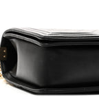 Lambskin Quilted New Medium Boy Flap Black
