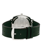 Stainless Steel Calfskin 35mm Grip Quartz Watch Green