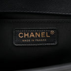 Caviar Quilted Medium Boy Flap Black