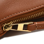 Calfskin Mini Hammock Hobo Tan