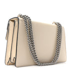 Textured Calfskin Crystal Small Dionysus Shoulder Bag Mystic White