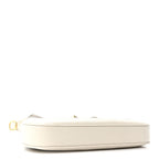 GG Supreme Monogram Azalea Calfskin Web Small Jackie 1961 Hobo Beige Ebony Mystic White