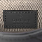 Nubuck Matelasse Mini GG Marmont Shoulder Bag Grey