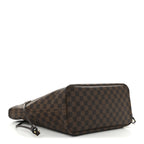 Damier Ebene Neo Neverfull MM Rose Ballerine