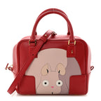 X SPIRITED AWAY Calfskin Bo Mouse Amazona 19 Red