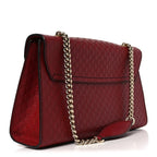 Microguccissima Medium Emily Chain Shoulder Bag Red
