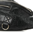 Guccissima Web Belt Bag Black
