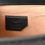 Guccissima Small Padlock Shoulder Bag Black