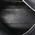 Grained Calfskin East West Bowling Bag Black