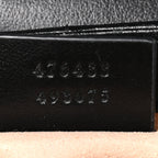 Calfskin Matelasse Aria Super Mini GG Marmont Shoulder Bag Black