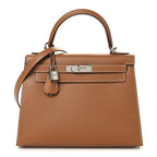 Madame Calfskin Kelly Sellier 28 Gold