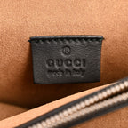 GG Supreme Monogram Arabesque Medium Dionysus Shoulder Bag Black