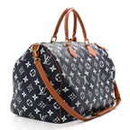 Calfskin Monogram Speedy P9 Bandouliere 50 Indigo