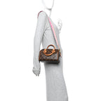 Monogram Speedy Bandouliere 20 Fuchsia