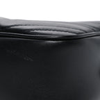 Calfskin Matelasse Small GG Marmont Chain Shoulder Bag Black
