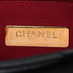 Lambskin Quilted Medium Chanel 19 Flap Black