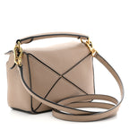 Calfskin Mini Puzzle Bag Sand