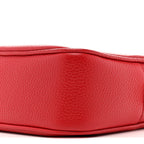 Pebbled Calfskin Small Soho Disco Bag Tabasco Red