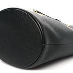 Caviar Deauville Drawstring Bucket Bag Black