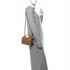 Caviar Quilted Small Top Handle Boy Flap Beige