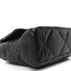 Goatskin Quilted Large Chanel 19 Flap Black