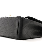 Caviar Quilted Maxi Double Flap Black