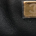 Lambskin Quilted Mini Rectangular Flap Black
