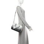 Nylon Monogram Gradient LV Snow Speedy Bandouliere 25 Frost