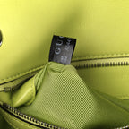 Calfskin Matelasse Medium GG Marmont Shoulder Bag Bright Green
