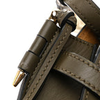 Calfskin Jacquard Mini Gate Dual Bag Autumn Green