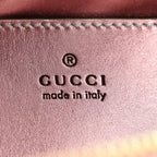Iridescent Nappa Chevron Matelasse Small GG Marmont Chain Shoulder Bag Iridescent Escape Pink